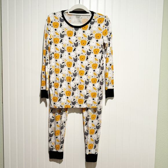Little Sleepies Other - Little Sleepies Boo Crew Halloween Pajama Set Cats Pumpkins Girls Size 16